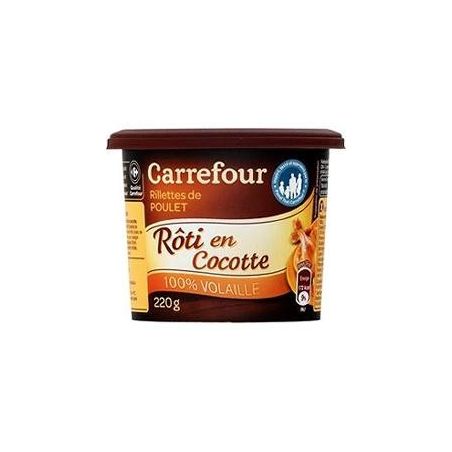 Carrefour 220G Rillettes De Poulet Crf