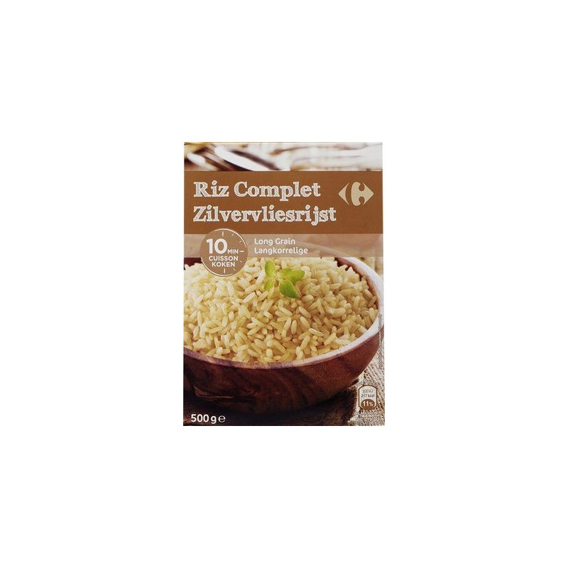 Carrefour 500G Riz Complet 10 Mn Crf