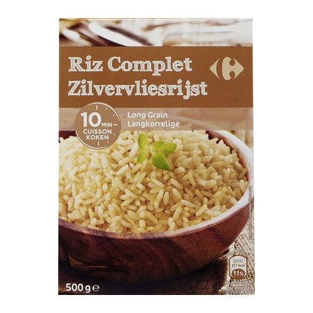 Carrefour 500G Riz Complet 10 Mn Crf