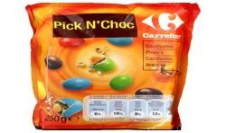 Carrefour 250G Pickn'Choc Cacahuète Pochon Crf
