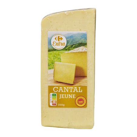 Carrefour 250G Cantal Jeune Aop Crf Extra