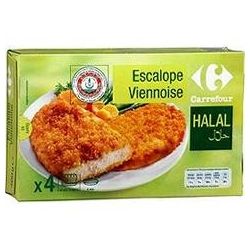 Carrefour 4X100G Escalope Dde Halal Crf