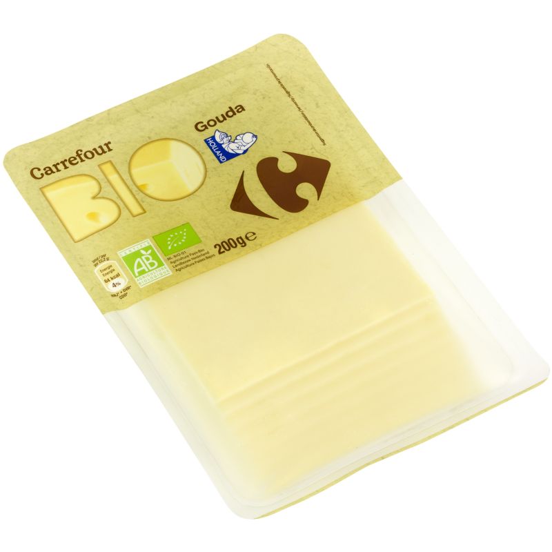 Carrefour Bio 200G Tranches De Gouda Crf