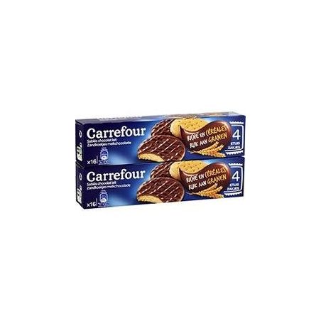 Carrefour 2X200G Nap. Cereales Choco Lt
