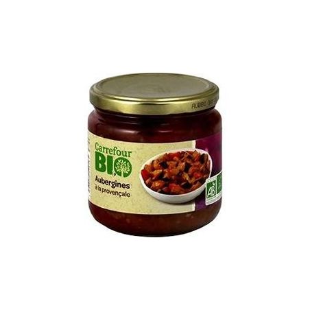 Carrefour Bio 400G Aubergines À La Provencale Crf