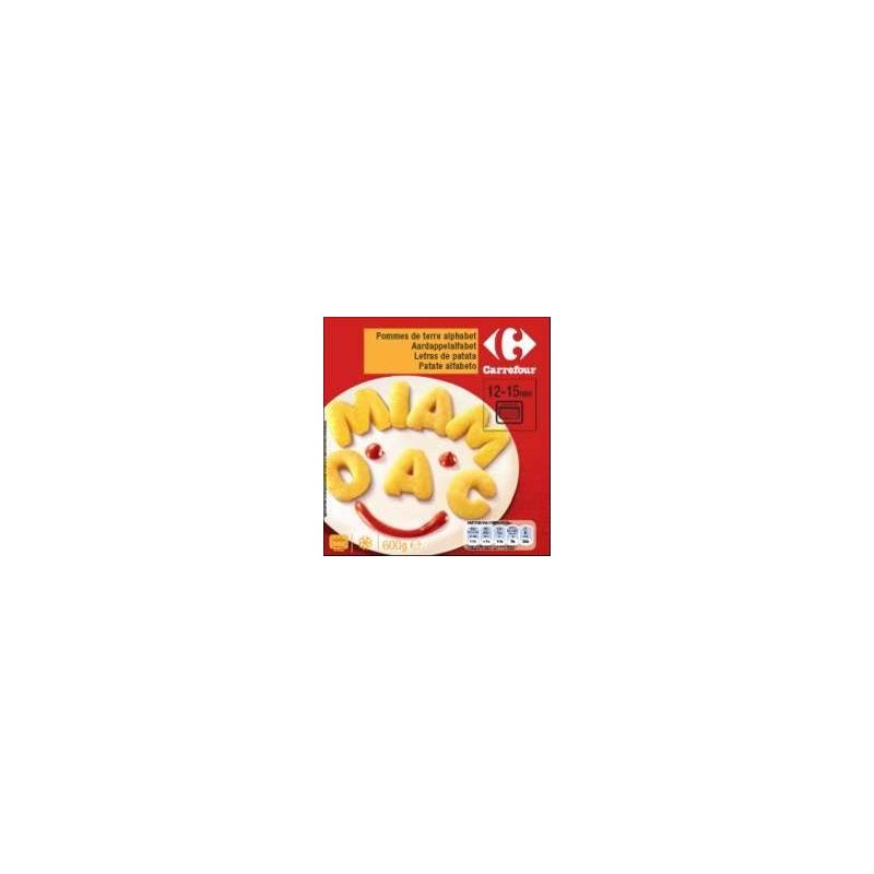 Carrefour 600G Pommes De Terre Alphabet Crf