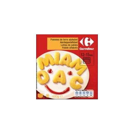 Carrefour 600G Pommes De Terre Alphabet Crf