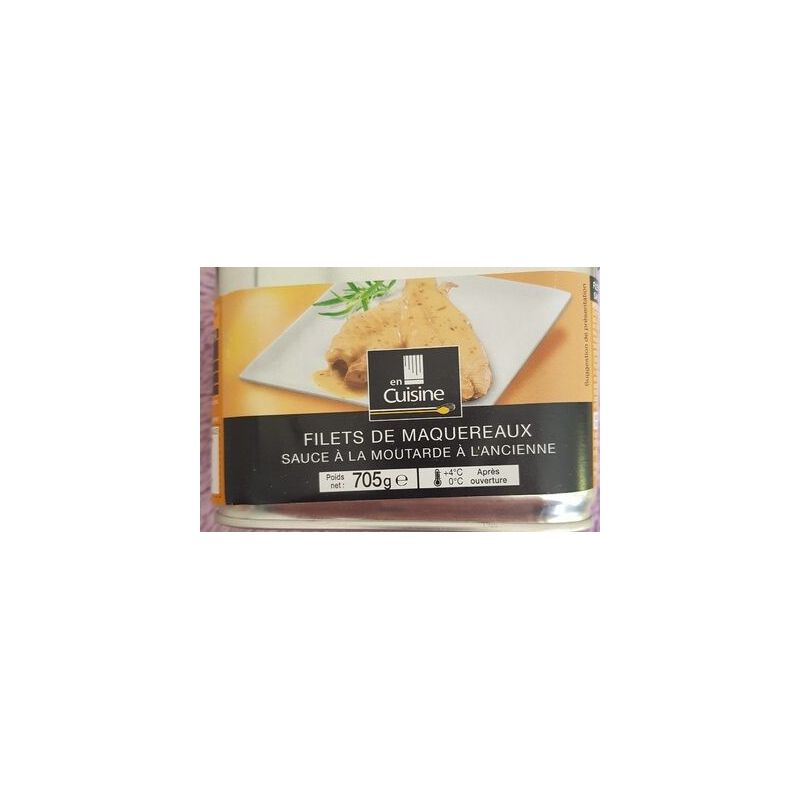 En Cuisine 4/4 Filets Maquereaux Moutarde