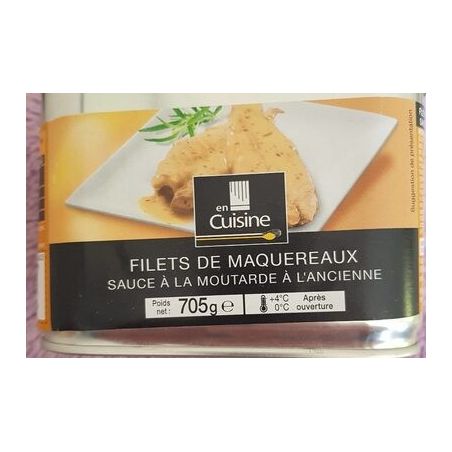 En Cuisine 4/4 Filets Maquereaux Moutarde