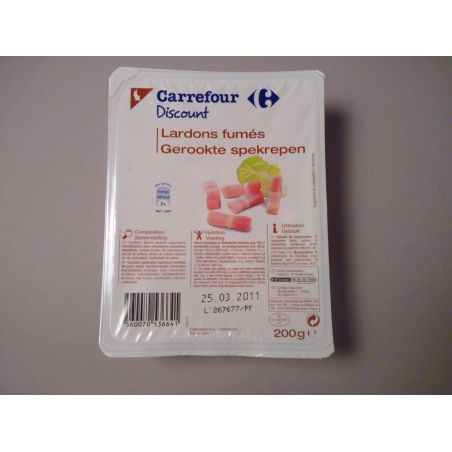 Pp Blanc 200G Lardons Fumés