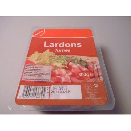 1Er Prix 300G Lardons Fumes