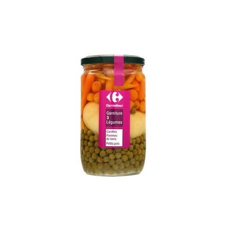 Carrefour 72Cl Garniture 3 Legumes Crf