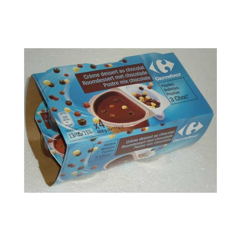 Crf Sensation 4X117G Crème Dessert Au Chocolat