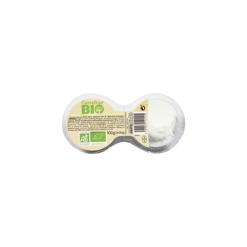 Carrefour Bio 2X50G Petit Chev Frais Crf