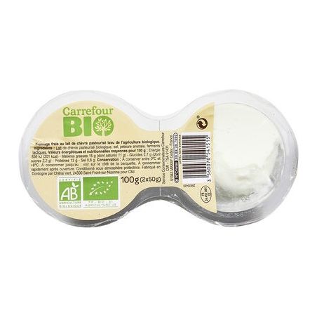 Carrefour Bio 2X50G Petit Chev Frais Crf