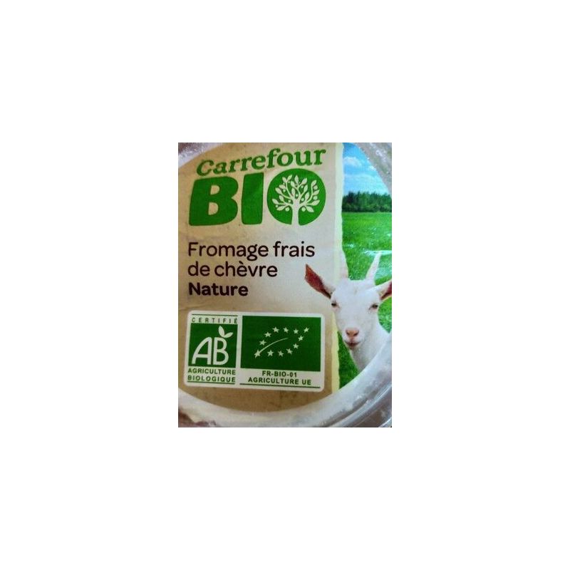 Carrefour Bio 150G Chèvre Frais Rond Crf