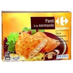 Carrefour 200G X2 Panés Dinde À La Normande Crf