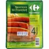 Carrefour 220G Saucisses De Francfort X4 Crf