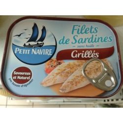 Petit Navire P.N Filet Sardine Grille 70G
