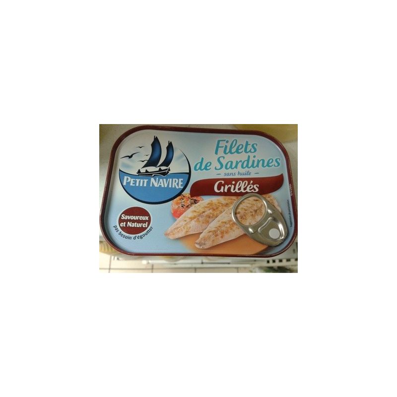 Petit Navire P.N Filet Sardine Grille 70G