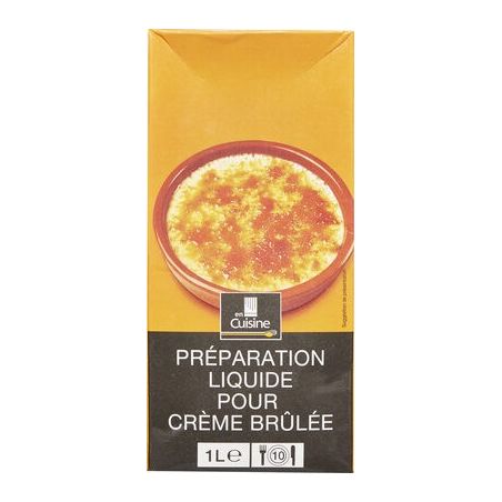 En Cuisine 1L Preparation Pour Creme Brulee