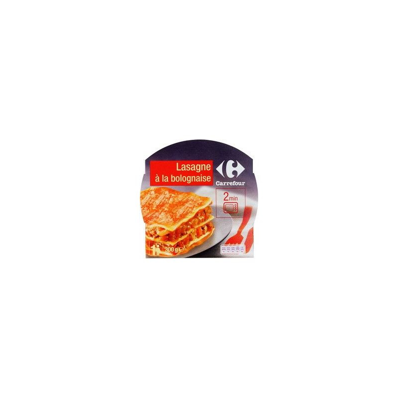 Carrefour 300G Lasagnes À La Bolognaise Crf