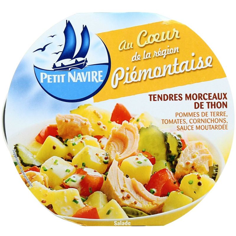 Petit Navire Salade Piémontaise : La Barquette De 220 G