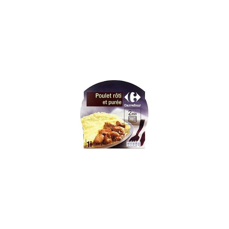 Carrefour 300G Poulet Rôti Et Sa Purée Crf