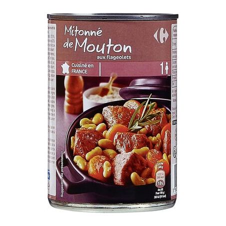 Carrefour 400G Mitonne De Mouton Crf