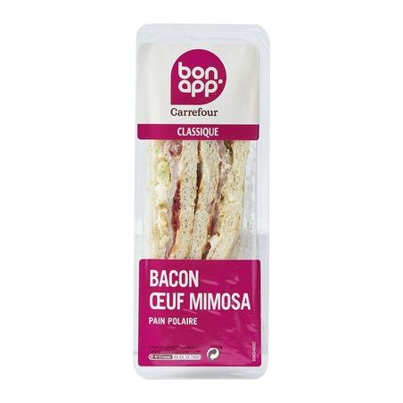 Carrefour 135G Sdw.Bacon Oeuf Mimos.Crf