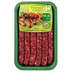 Carrefour 300G Bq 6 Saucis.Vol.Halal Crf