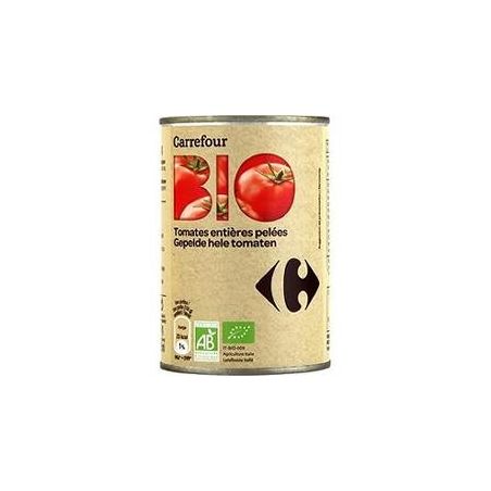 Carrefour 1/2 Tomate Entie.Pelee Bio Crf