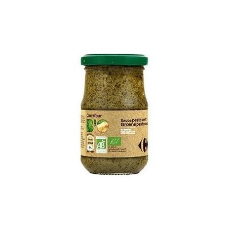 Carrefour 190G Sauce Pesto Vert Bio Crf