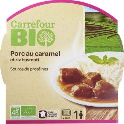 Carrefour Bio 300G Porc Au Caramel Crf