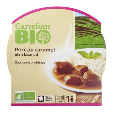 Carrefour Bio 300G Porc Au Caramel Crf