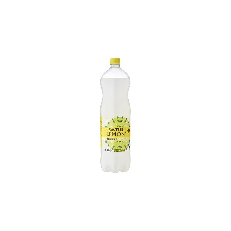 Carrefour Pet 1,5L Soda Ctr-Ctr Vert Crf