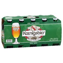 1Er Prix Pack Bouteille 10X25Cl Biere Koenigsbier 4.2°