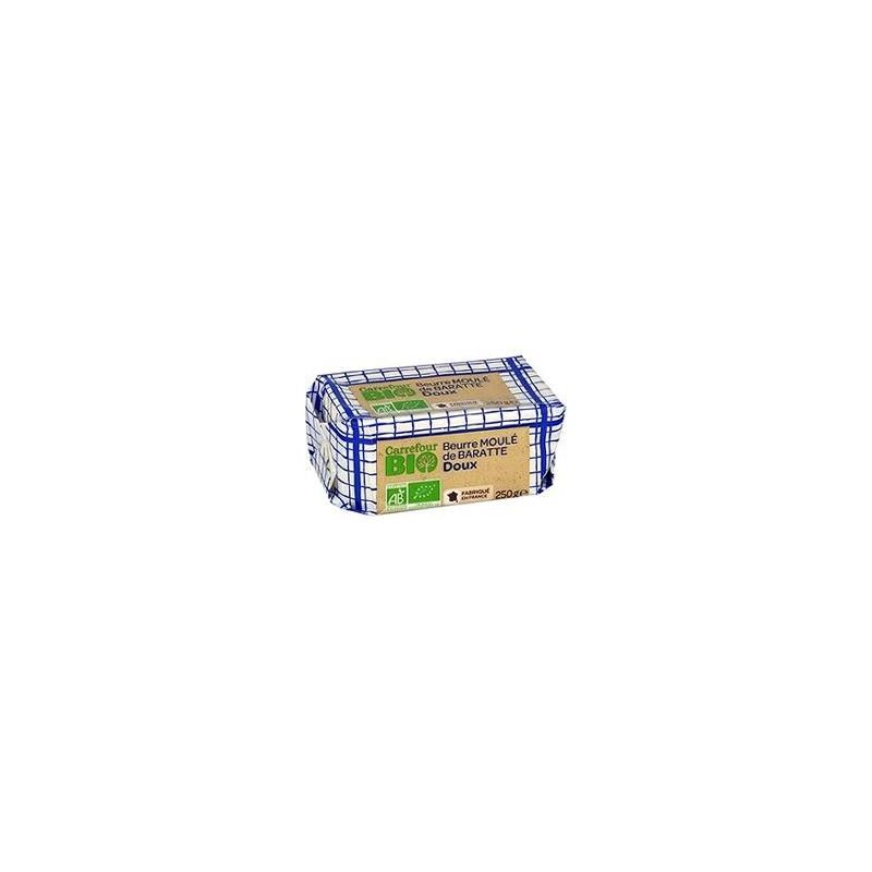 Carrefour Bio 250G Beurre Moulé Doux Crf