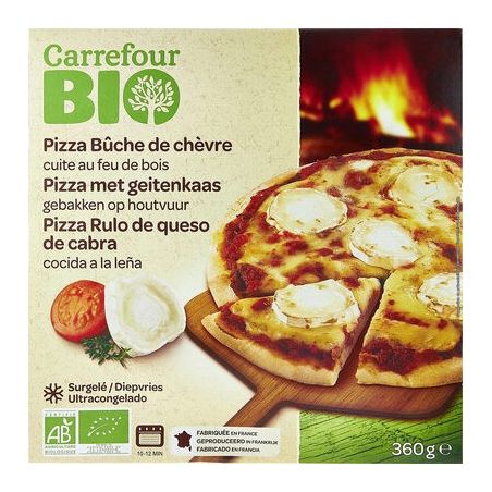 Carrefour Bio 360G Pizza Buche De Chèvre Crf