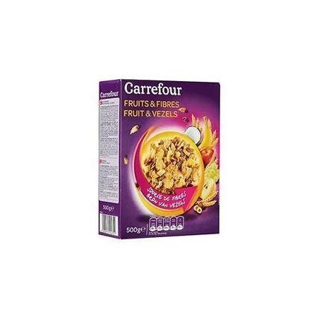 Carrefour 500G Cereal Fruits&Fibres Crf