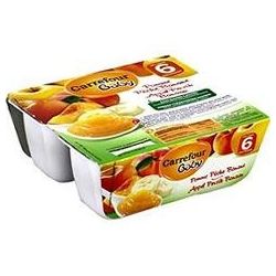 Carrefour Baby 4X Compote Pom/Pech/Ban.Crf Bb