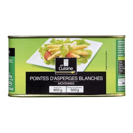 En Cuisine 4/4 Pointes D'Asperges Blanches