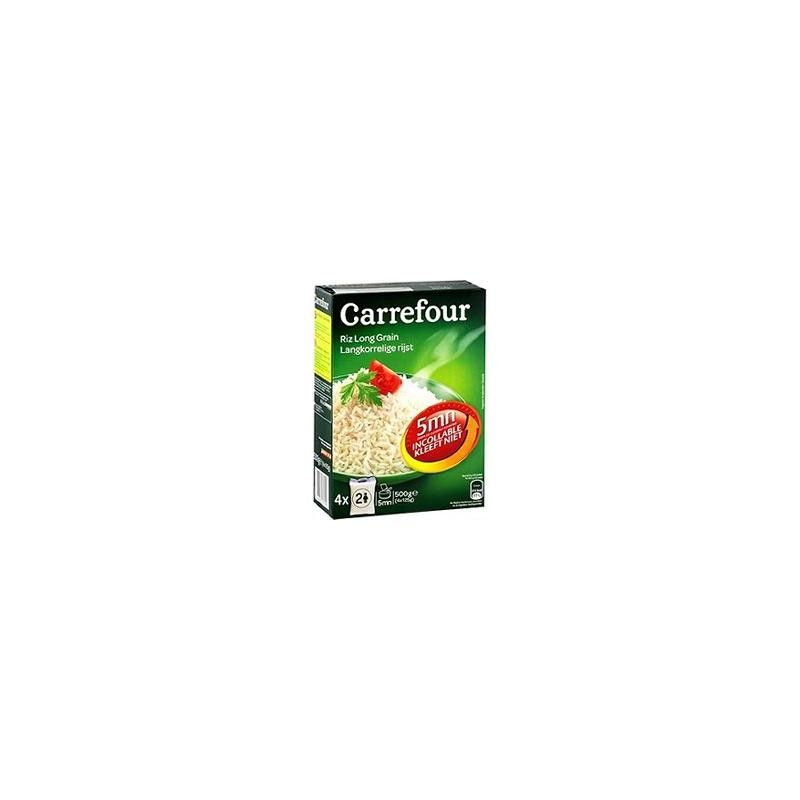 Carrefour 4X125G Riz Cuisson Rapide 5Mn Crf