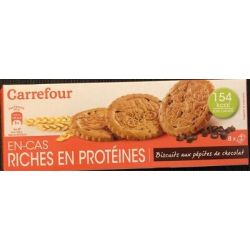 Carrefour 140G Biscuits Hyperproteinés Aux Pépites De Chocolat Crf