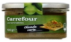 Carrefour 100G Olivade Verte Crf