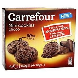 Carrefour 160G Mini Cookies Tout Chocolat Crf