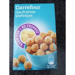 Carrefour 80G Biscuits Apéritifs Gaufrettes Au Gouda Crf