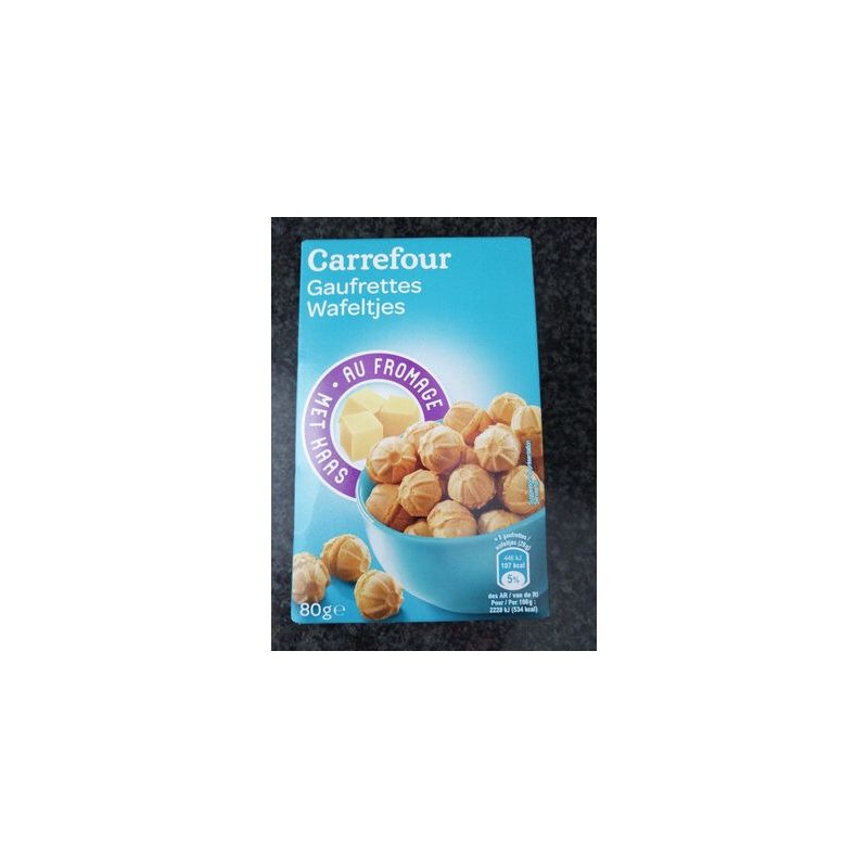 Carrefour 80G Biscuits Apéritifs Gaufrettes Au Gouda Crf