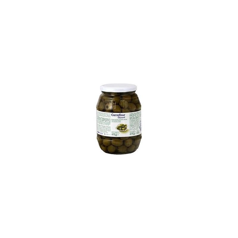 Pp Blanc 475G Olives Vertes Denoyautées