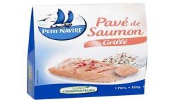 Petit Navire 120G Pave Saumon Nature Petiti